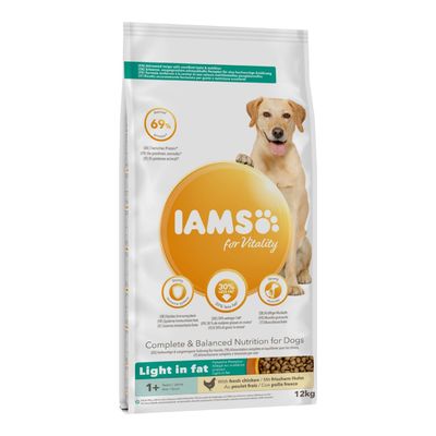 IAMS pour la vitalité Chien adulte Léger en matières grasses - Poulet