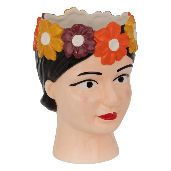 Osłonka ceramiczna w kształcie głowy kobiety Yuca 18,2 cm