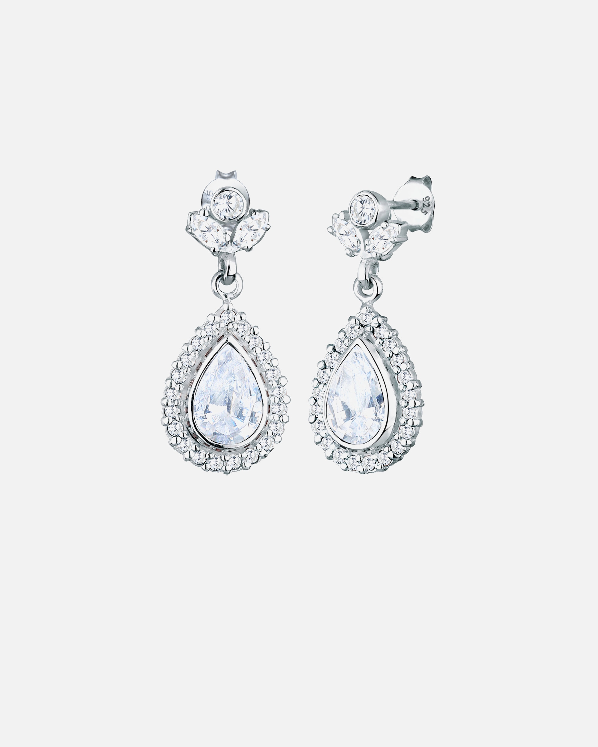 Elli Tige Cristaux de Zircone Femme (925/1000) Argent