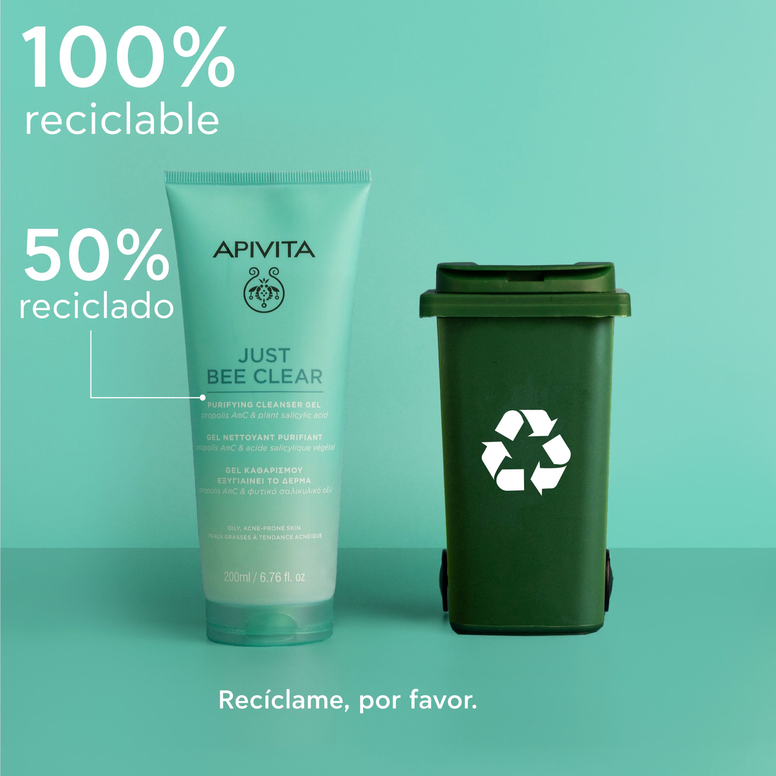 Just Bee Clear gel za čišćenje lica Proizvod za čišćenje lica iz ljekarne
