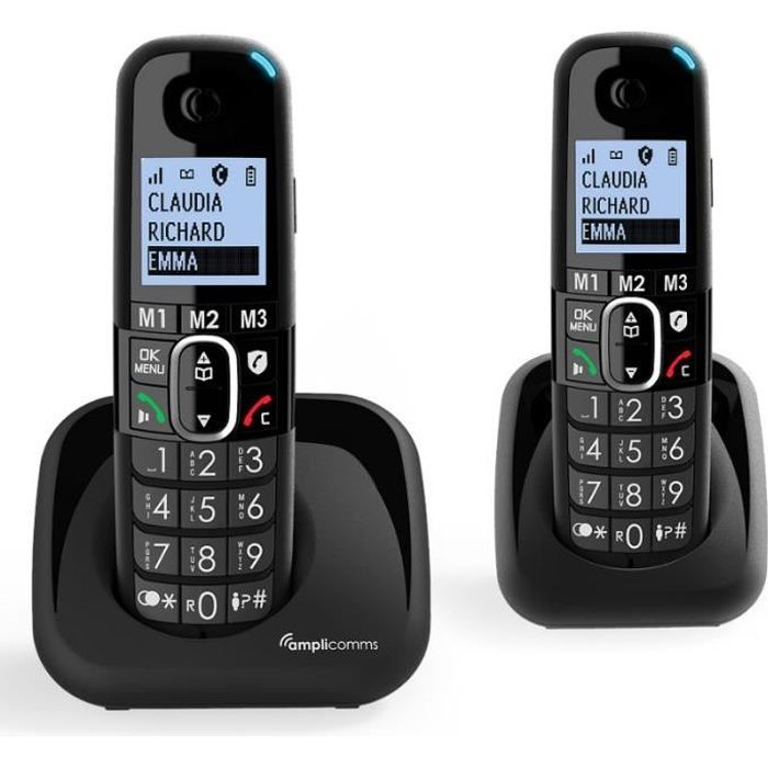 Telefone sem fio Amplicomms Bigtel 1502 DUO