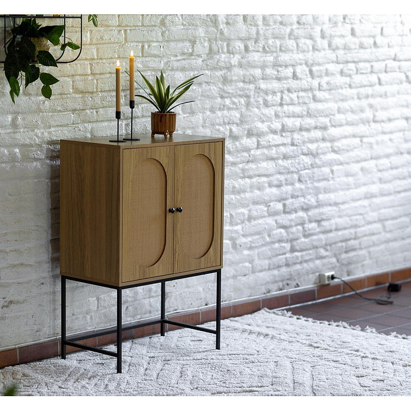 Vaso da fiori per la casa, 12,5x12 cm con piedini, in ceramica, Rina