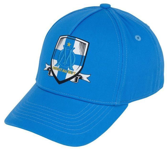 Casquette OM - Collection officielle OLYMPIQUE DE MARSEILLE - Taille réglable enfant garçon - Bleu