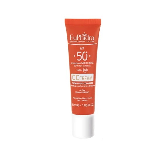 EUPHIDRA Crème solaire teintée visage Euphidra 50+ 30 ml Teint moyen