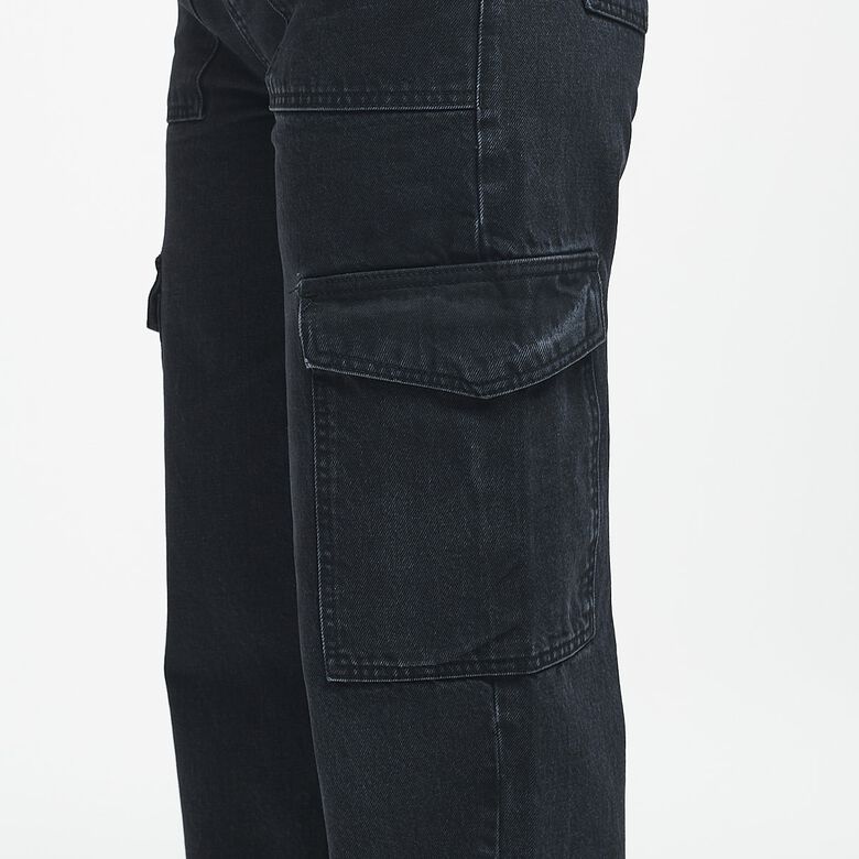 Lona Cargo Jeans Washed