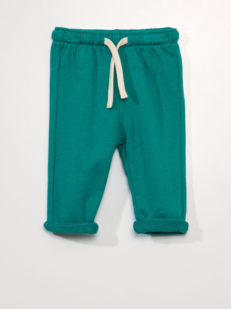 French Terry joggingbroek - GROEN
