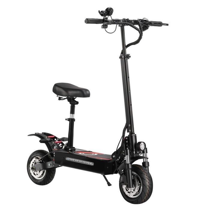 Patinete eléctrico Boyueda Q7 Pro de 10'' con doble motor - Motor de 3200W - Batería de 19AH - Autonomía de 70KM - Velocidad máxima de 70KM/H