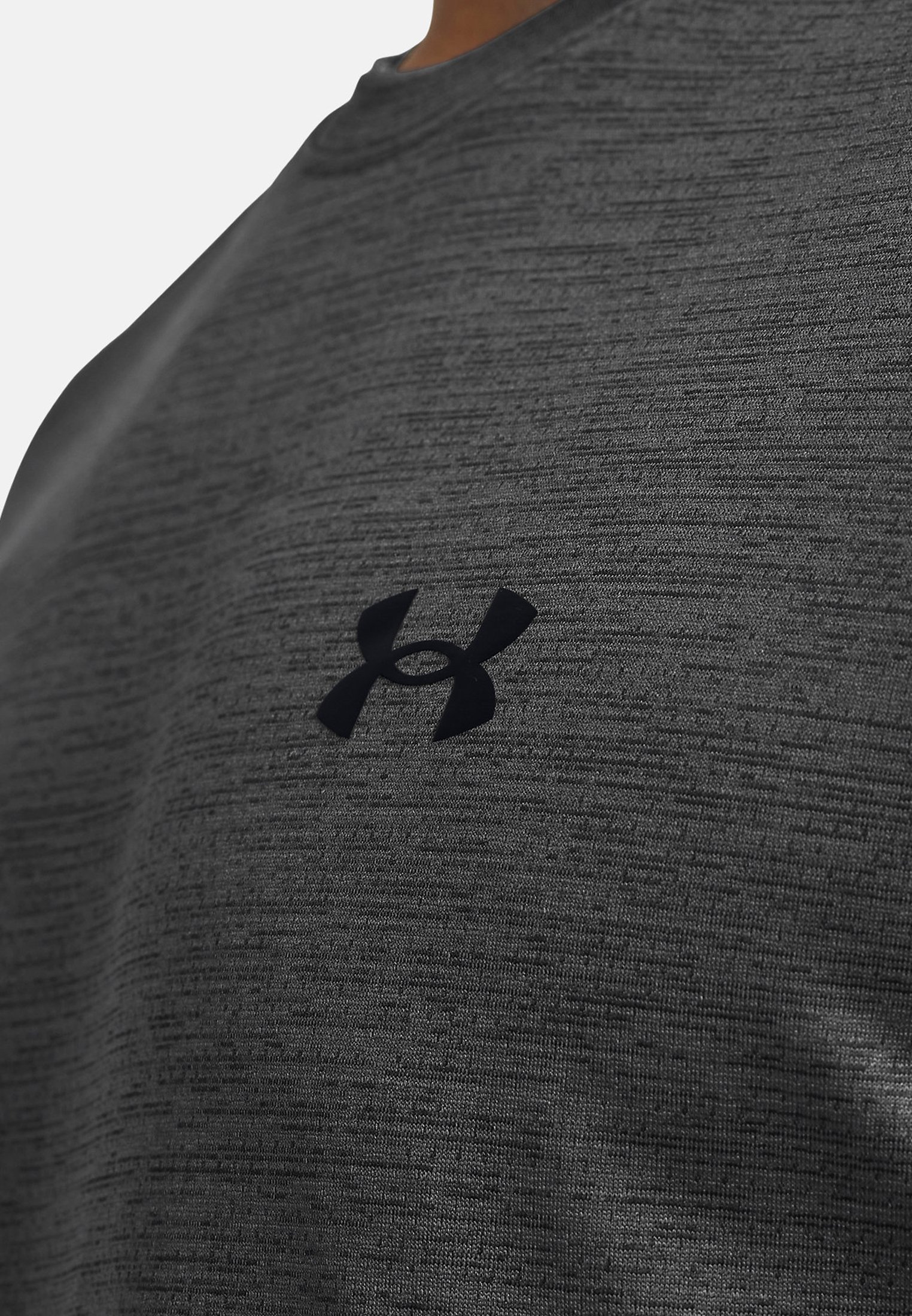 Under Armour TECH VENT - Sport T-shirt - castlerock / zwart
