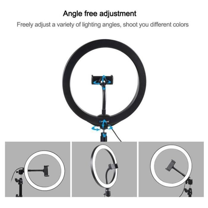 Accesorios SLR, Anillo de luz LED de 12 cm para estudio fotográfico y de vídeo, regulable por USB, lámpara LED para selfies y maquillaje - Tipo 1
