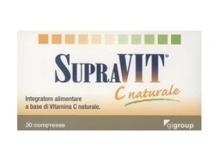 SUPRAVIT Supravit C Natural 30 comprimidos Suplemento alimentar com vitamina C