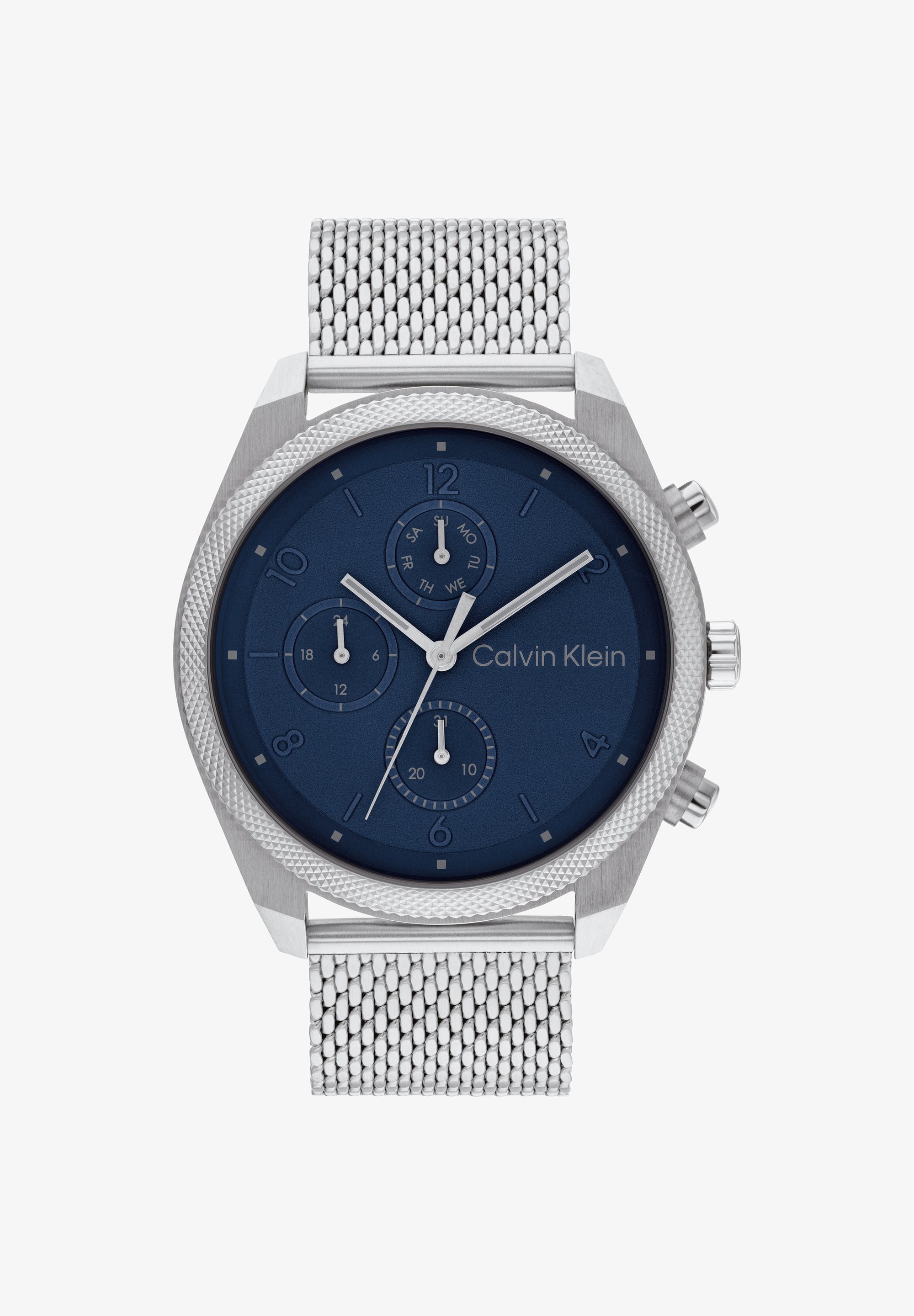 Montre chronographe Calvin Klein 25200364 - bleue et argent