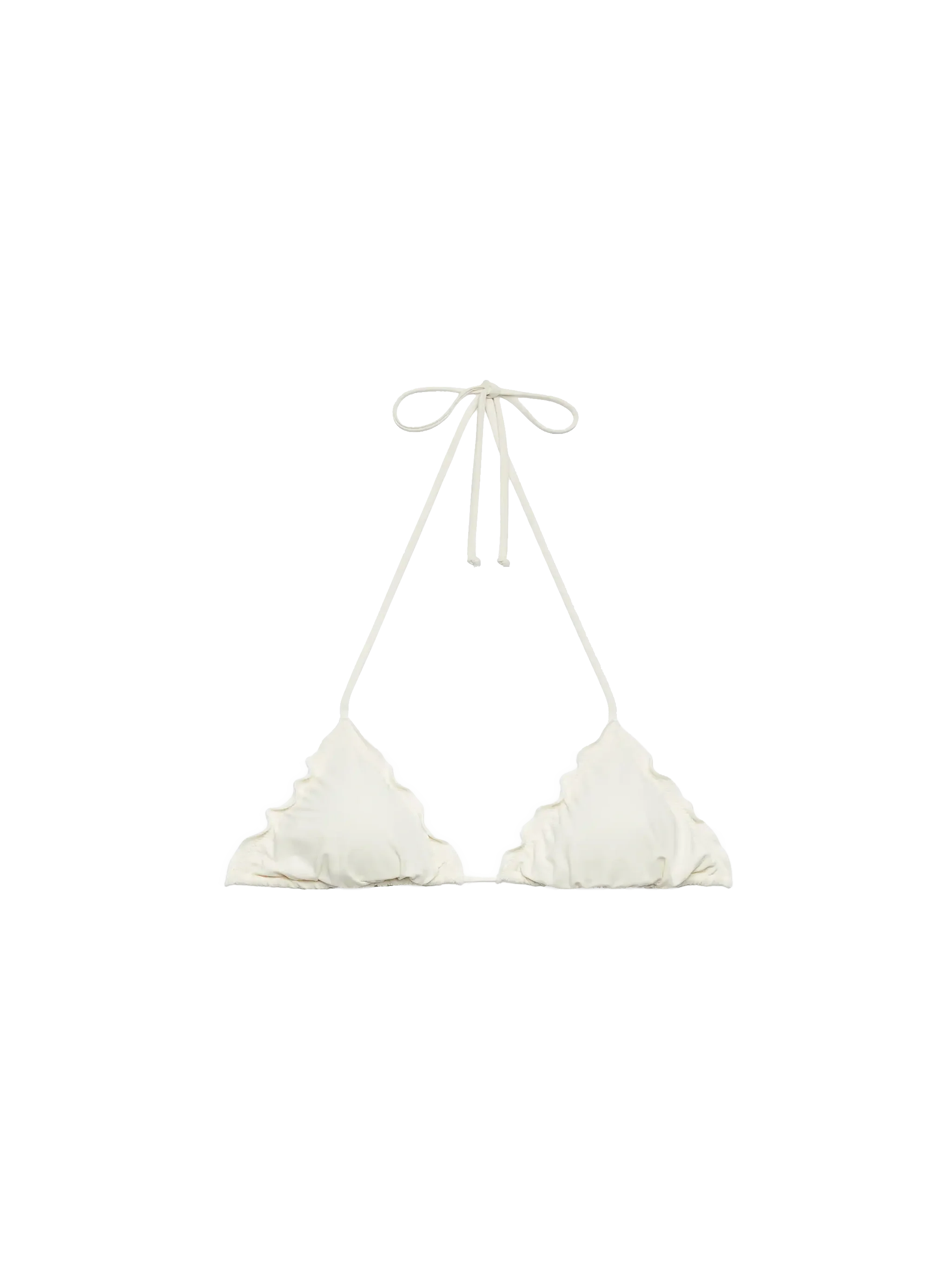 Top triangular clásico color crema de Sagitario