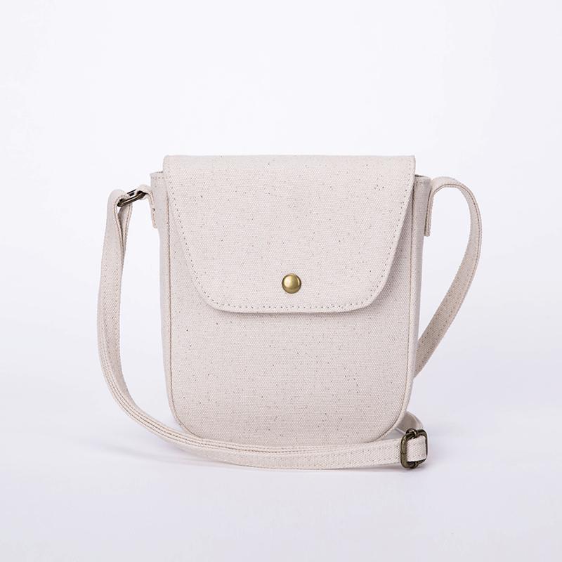 Sacoche pour téléphone portable, petite sacoche en toile pour étudiante, sac bandoulière simple, sac messager