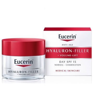 Eucerin Hyaluron-Filler Volume Lift Day -kosteuttava ryppyvoide sekaiholle SPF15 50 ml 50 ml