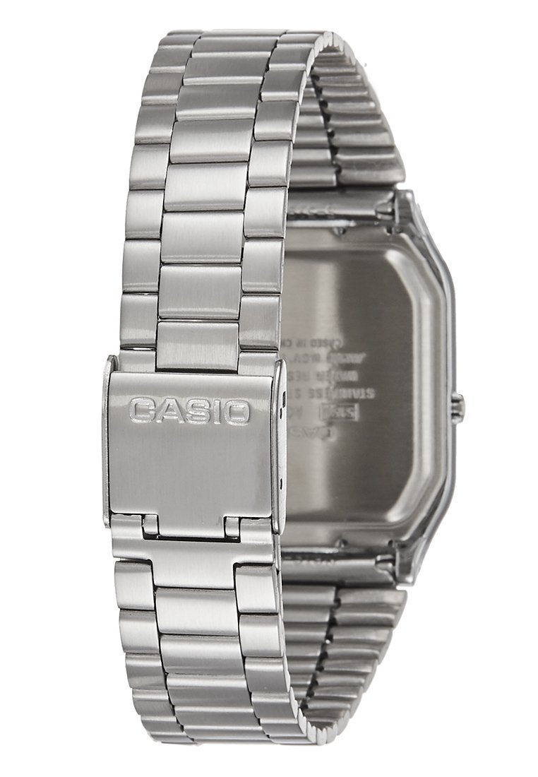 Casio UNISEX - Horloge - zilverkleurig/zwart
