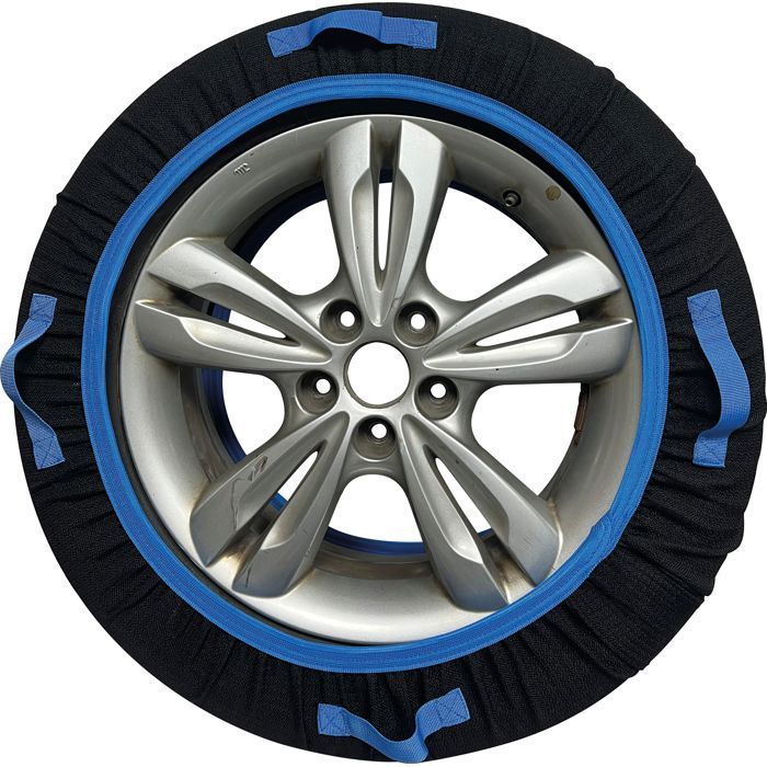 Calze da neve - OPTIMA - Taglia L - Polietilene ad alta resistenza - Omologazione B26 - Adatte per camper