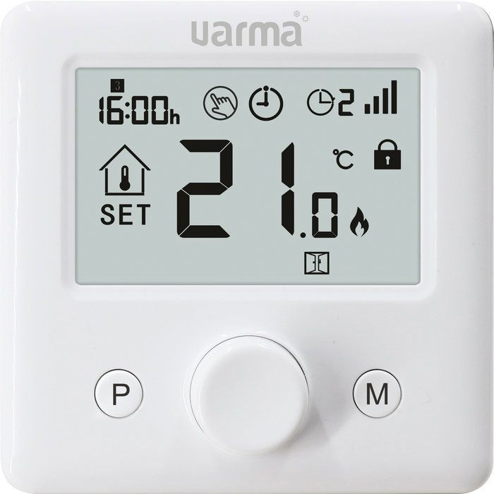 Thermostat programmable - Lagoya - Varma - Sans fil - Avec récepteur
