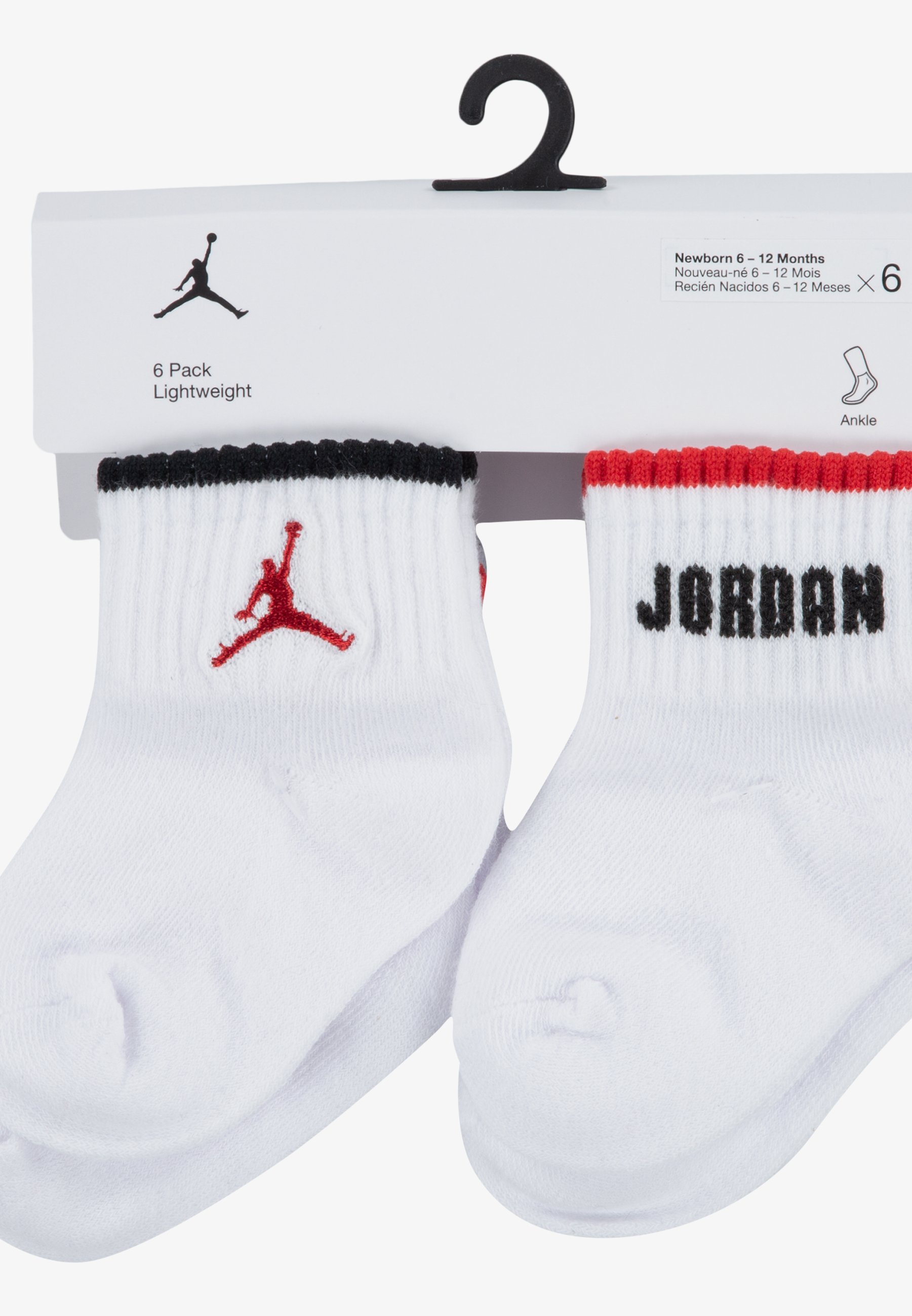 Jordan LEGACY ANKLE UNISSEX 6 UNIDADES - Meias esportivas - brancas