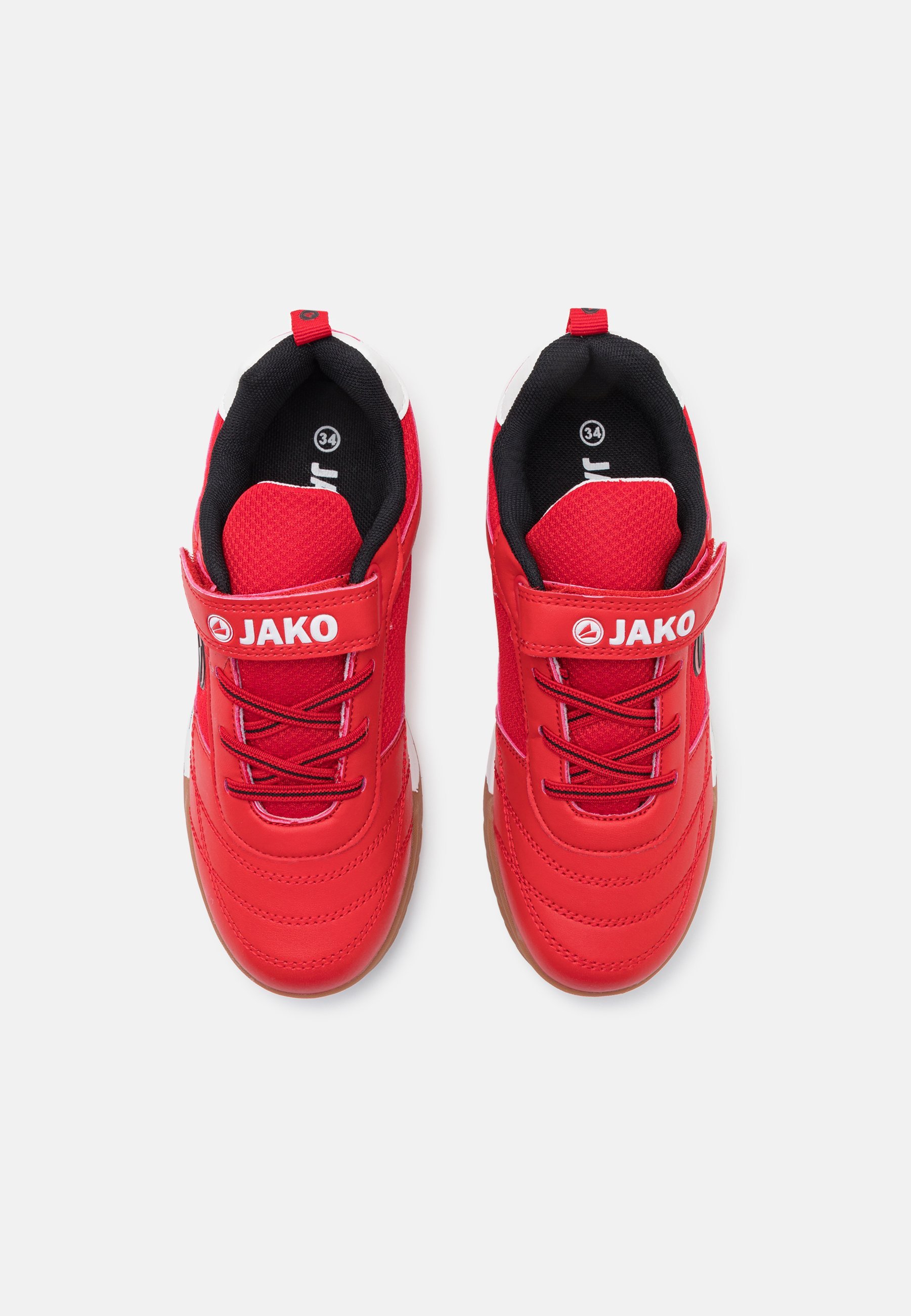JAKO WINGER UNISEX - Chaussures de tennis multicourts - rouge flamboyant/noir de jais