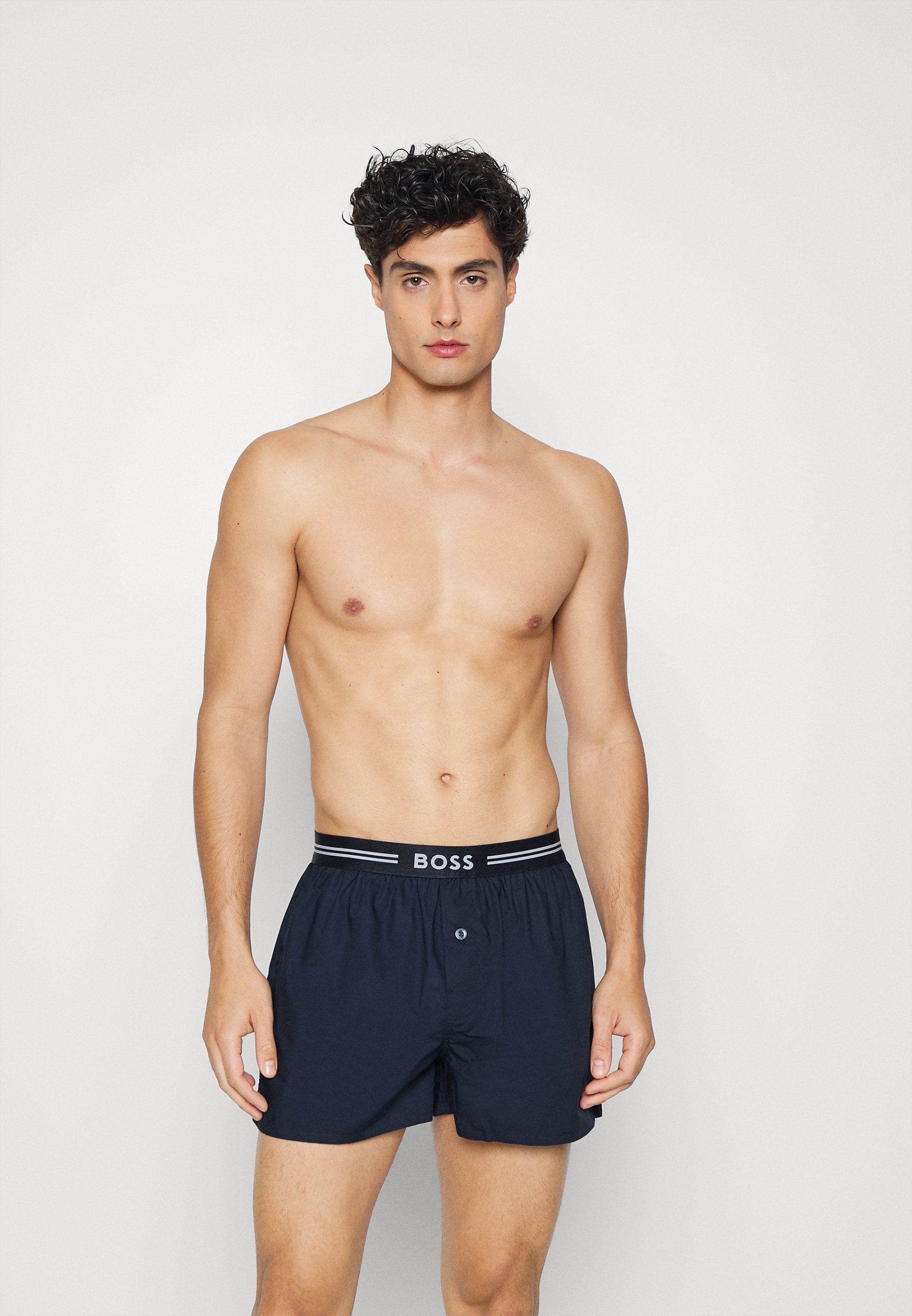 Lot de 3 boxers BOSS - bleu foncé