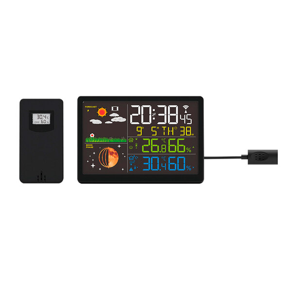 Stație meteo wireless cu afișaj color VA