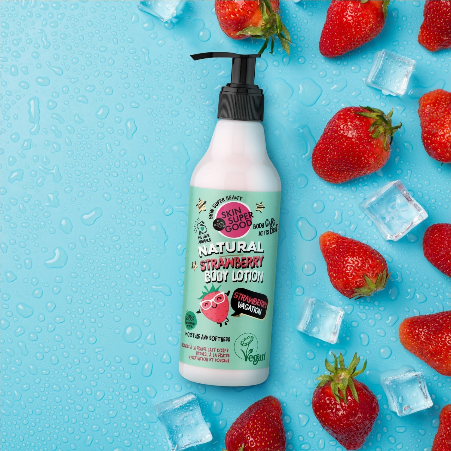 Lotion Corps Naturelle Fraise 