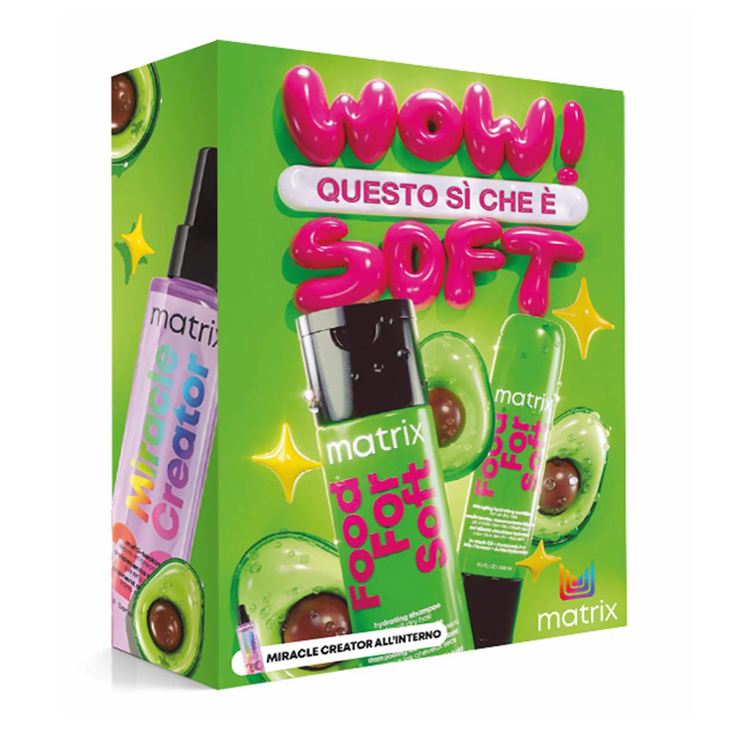 Food For Soft Cofanetto Natale Food For Soft - Cofanetti per Capelli, Shampoo Nutriente