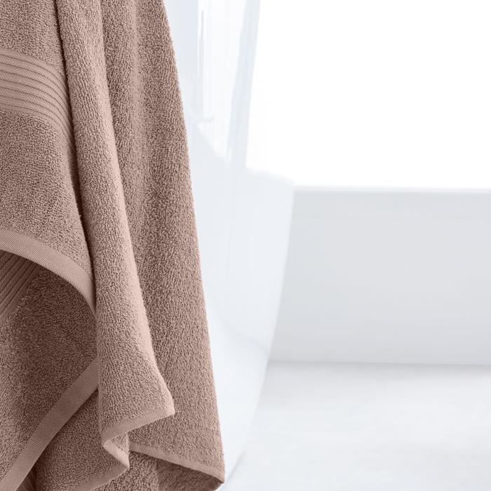 Toalla de baño maxi lisa ESSENTIAL - TODAY - Rosa 90x150 cm