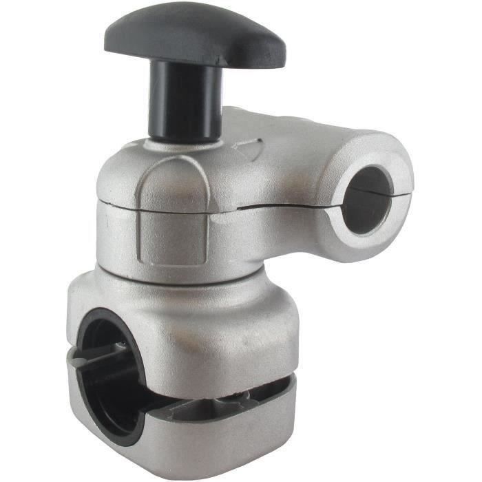 Empuñadura de manillar para desbrozadoras de mochila con tubo de Ø 28 mm y manillar de Ø 19 mm, ajustable.
