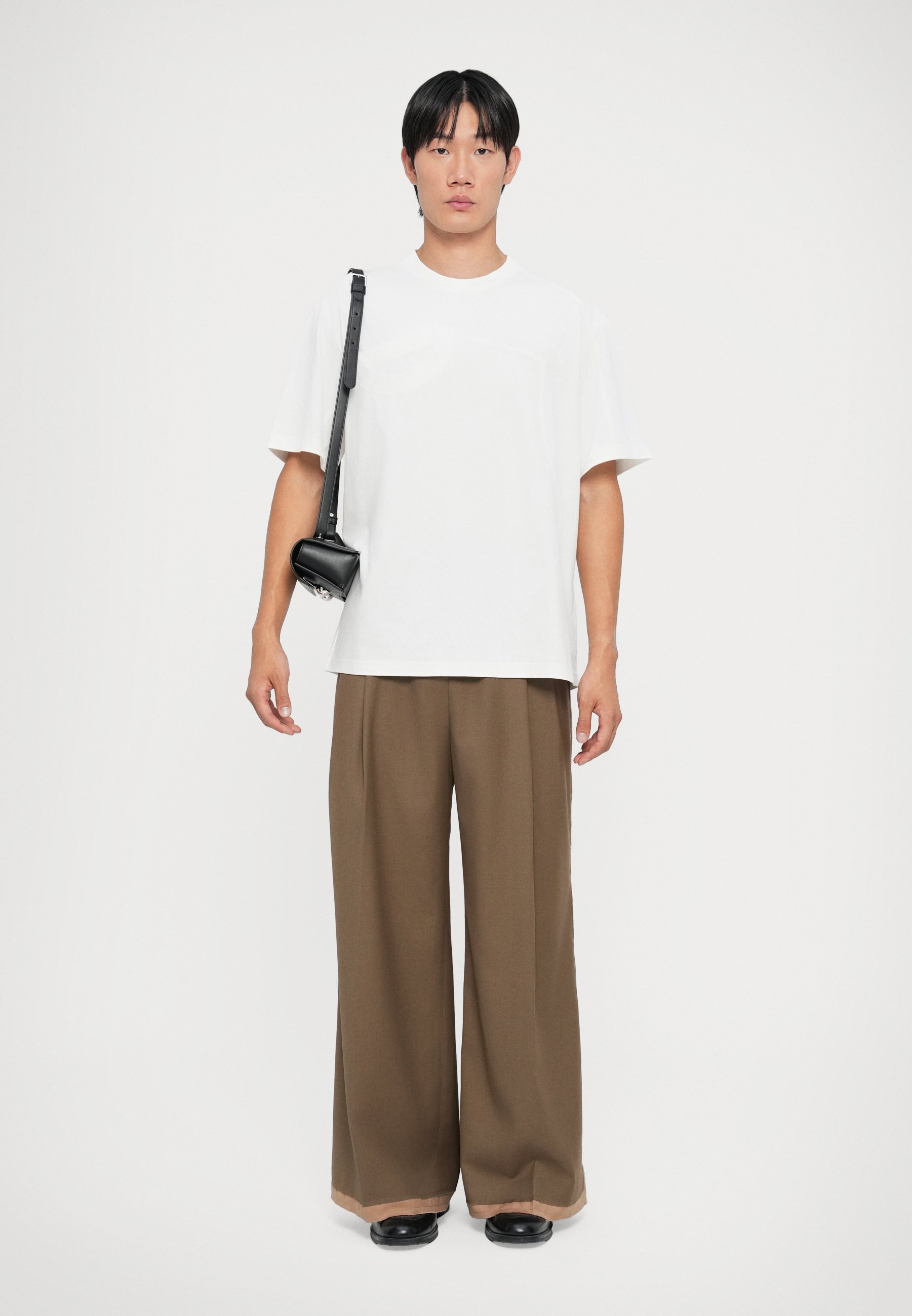 T-shirt déstructuré Feng Chen Wang - T-shirt basique - blanc
