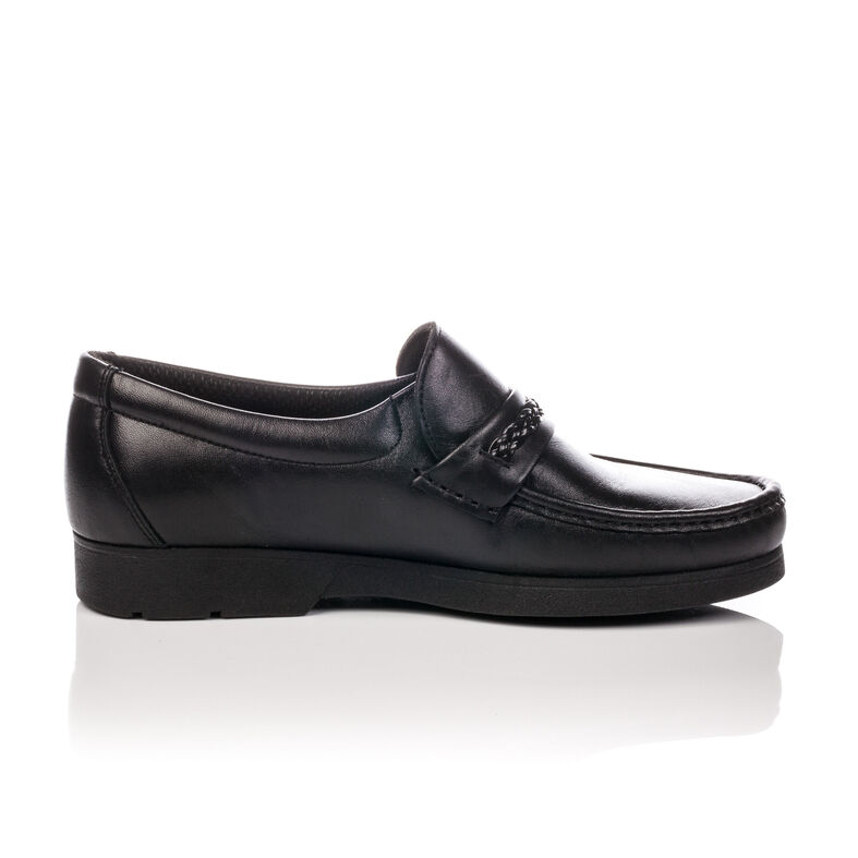 Miesten mustat loaferit/veneilykengät
