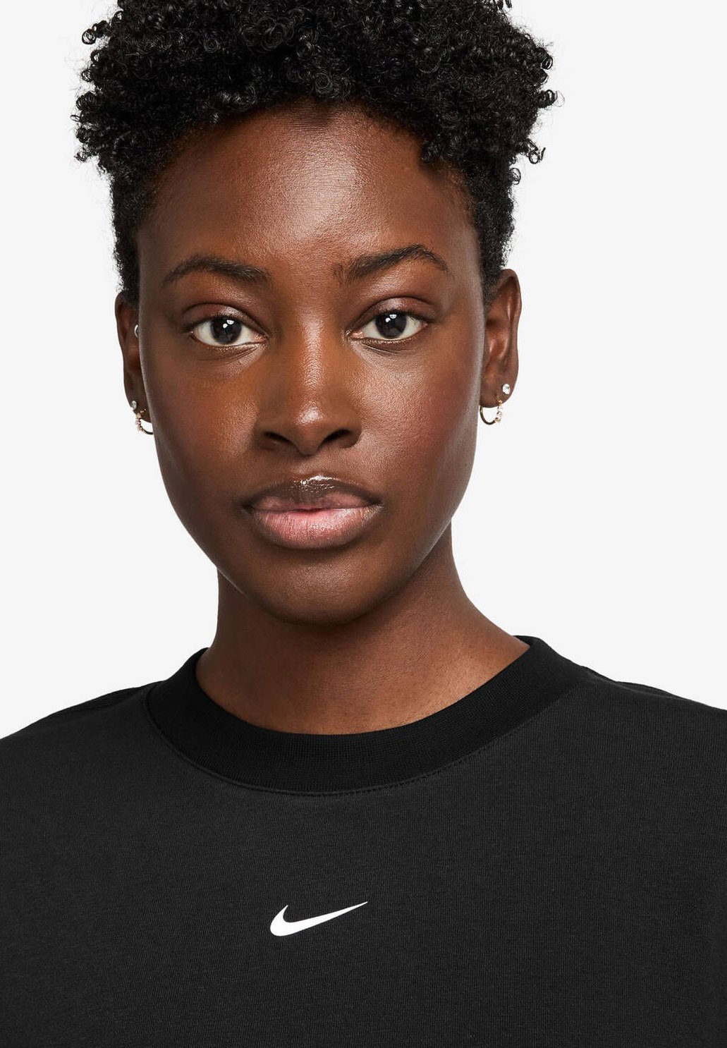 Nike Performance CREW - Sweatshirt - zwart/wit/wit