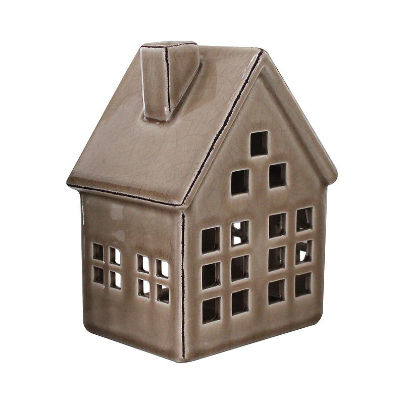 Kerzenhalter für Zuhause, 10,6 x 8,7 x 14,2 cm, Keramik