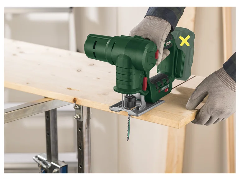 PARKSIDE® Akkukäyttöinen pistosaha ja puukkosaha 2in1 PSSSA 20 Li B2, 20 V