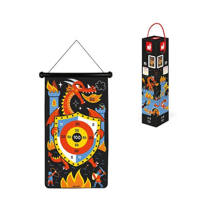 Magnetische Dartscheibe – Drachen