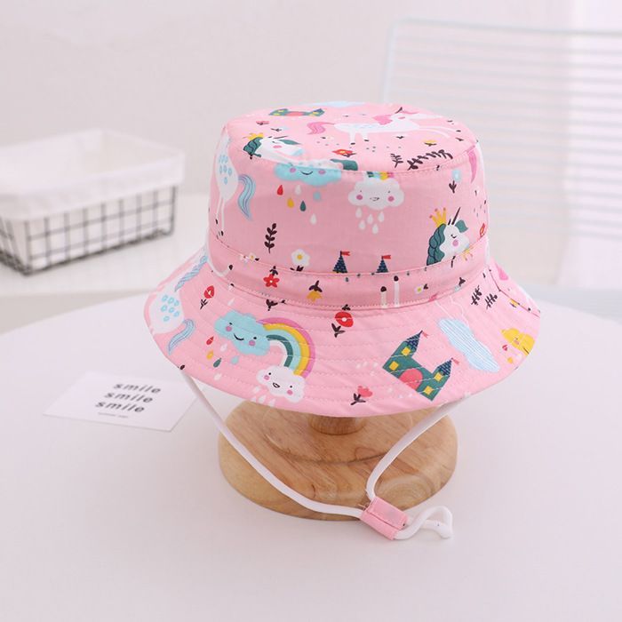 Gorro FUNMOON para niño, gorro de verano para el sol, gorro de playa para bebé, gorro de pescador ajustable para exteriores - 686161