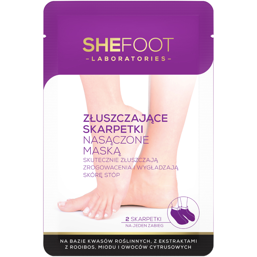 Masque exfoliant pour les pieds Shefoot avec chaussette jetable 32 ml