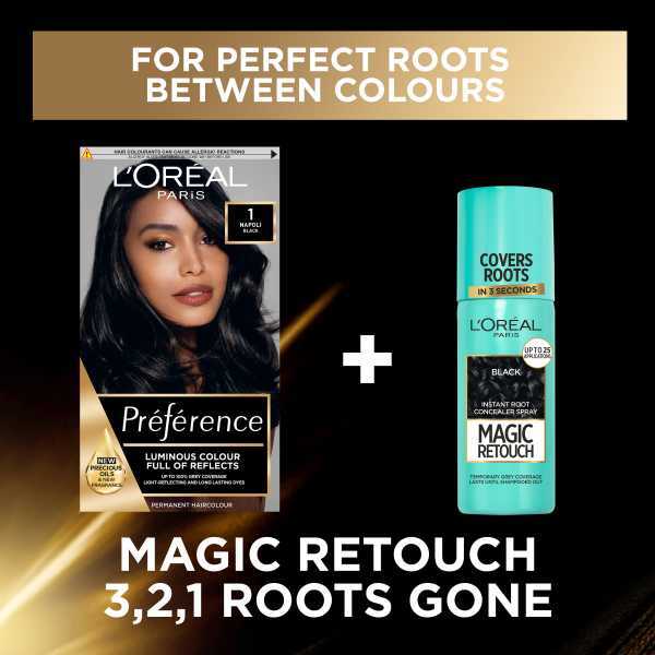 Preference 1 Napoli Black Permanent Hårfärg