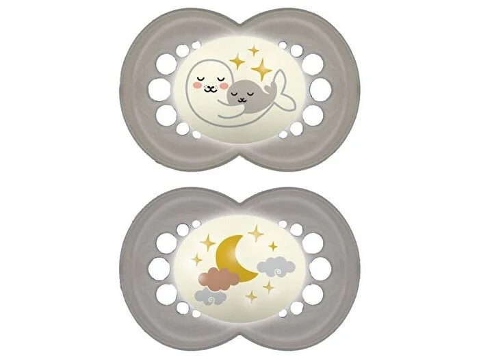 MAM Mam Night 6+ Schnuller Neutral Doppelpackung