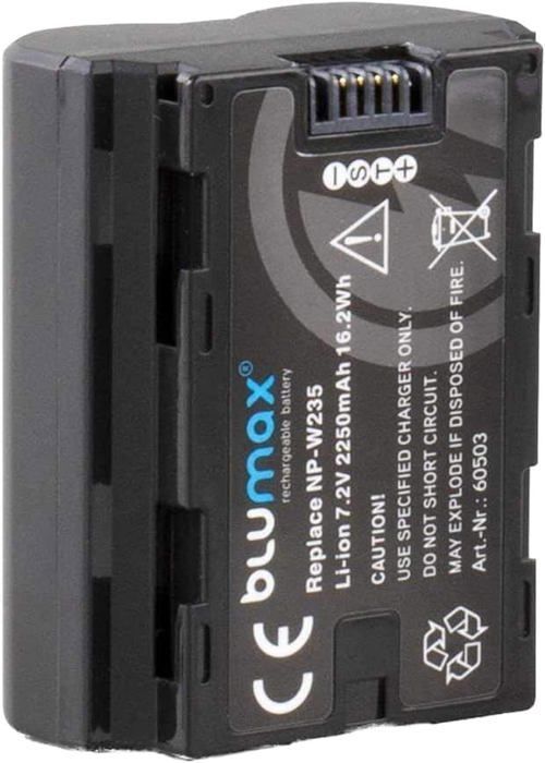 Vervangende batterij voor Fujifilm NP-W235-2250 mAh - Compatibel met Fujifilm X-T4