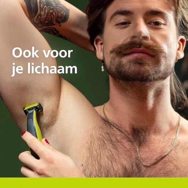 Philips OneBlade Face & Body Qp2834/23 brijač<br>srebrni