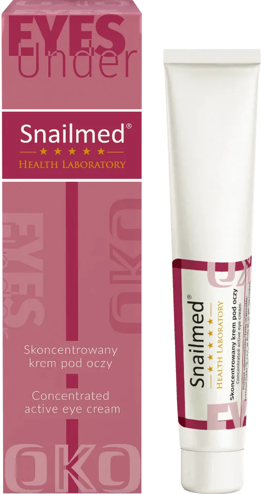 Snailmed Przeciwzmarszczkowy krem pod oczy z ceramidami i stoechiolem, 25 ml