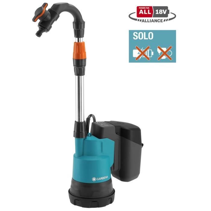 GARDENA 2000/2 18V P4A regenwateropvangpomp (batterij niet inbegrepen)