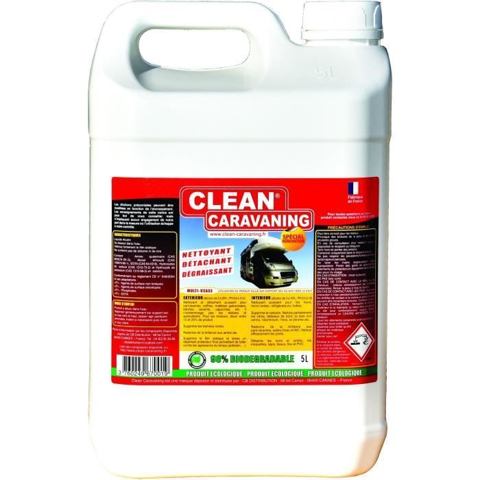 Producto de mantenimiento - CLEAN - Clean Caravaning - Lata de 5 litros