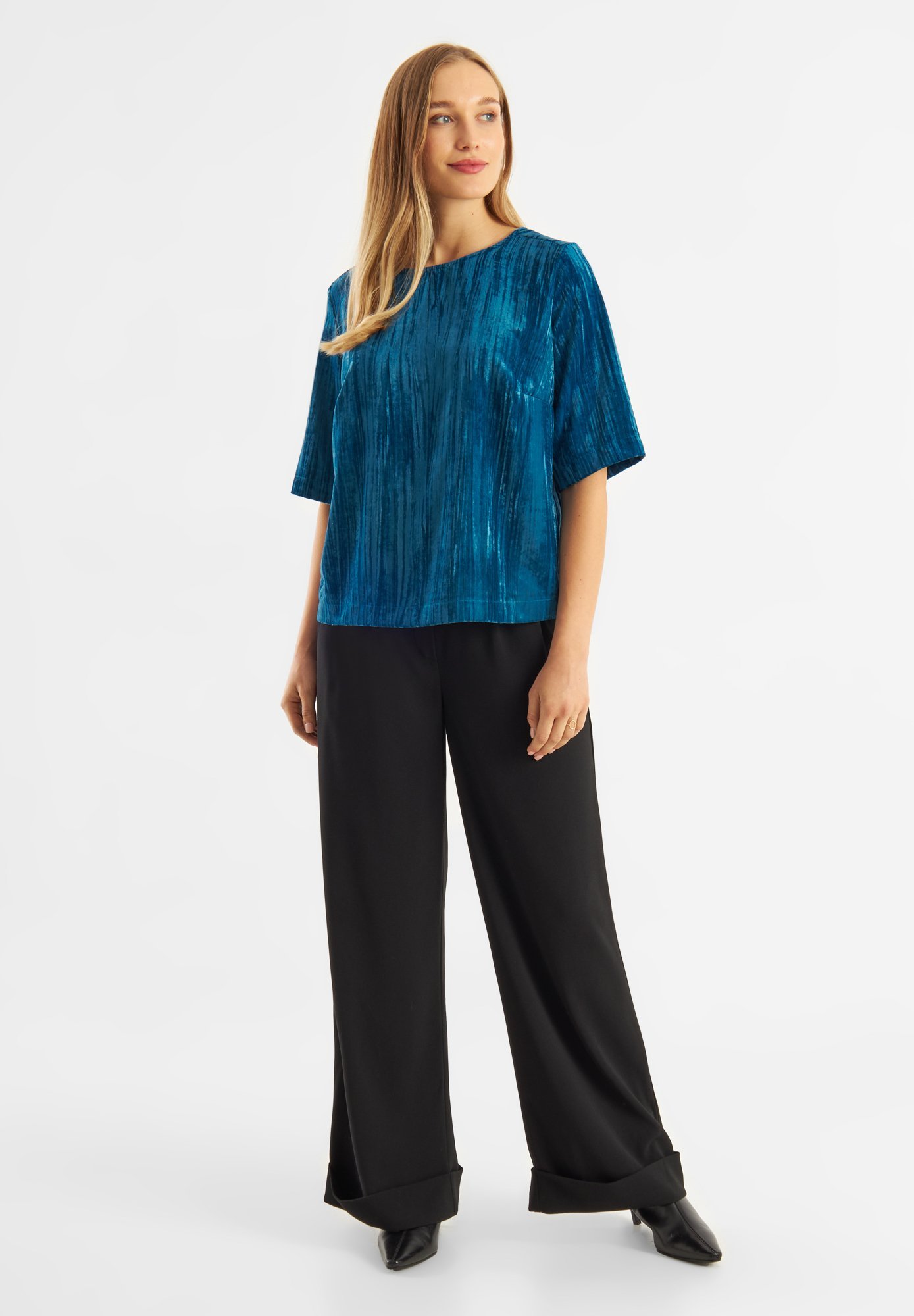 Jascha Stockholm PAPIN - Blusa - azul oceano