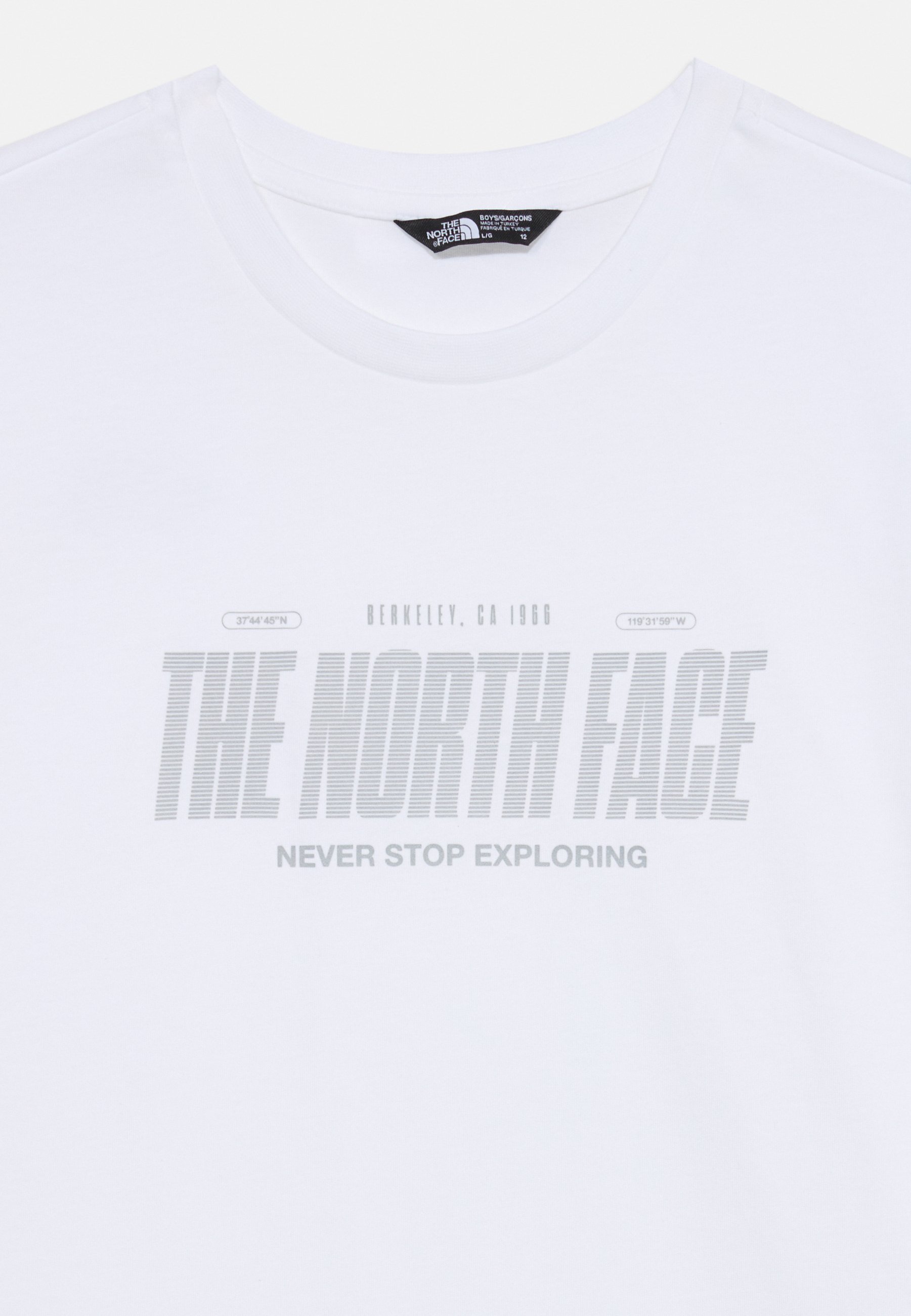 The North Face Reflecterend Logo T-shirt - Bedrukt T-shirt - wit