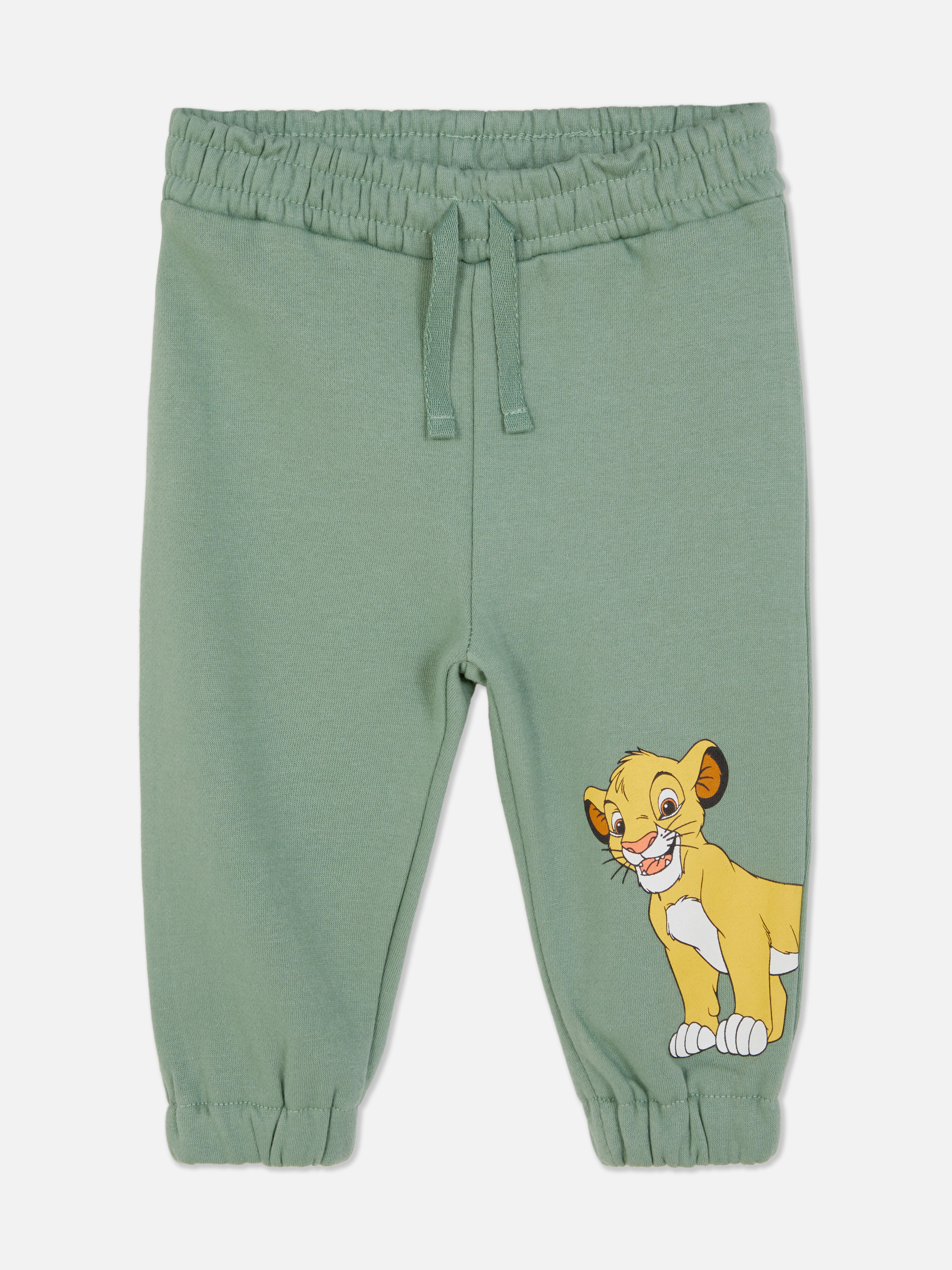 Pantaloni de trening Disney Regele Leu Simba cu talie elastică și înfățișează-l pe Simba