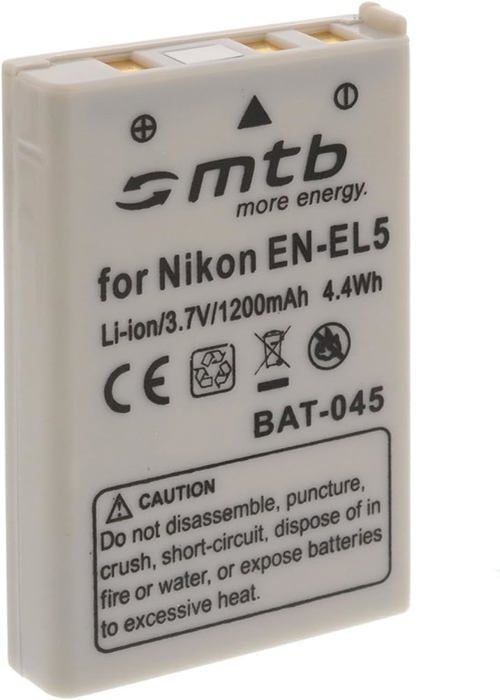 Batteria EN-EL5 per Nikon Coolpix P80, P90, P100, P500, P510, P5000... Vedi elenco!