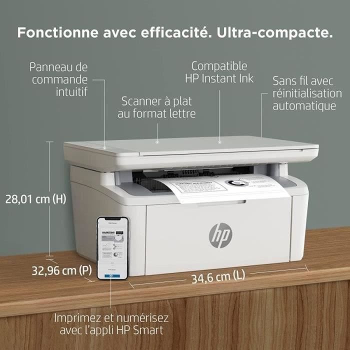 HP LaserJet M140w Schwarzweiß-Laser-Multifunktionsdrucker + Original schwarze Tonerkartusche W142A