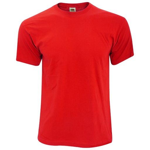 Camiseta Básica De Manga Corta De Calidad  Fruit Of The Loom Original